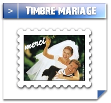 timbre pour faire-part de mariage
