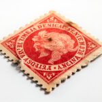 Timbre 1 Franc Vermillon