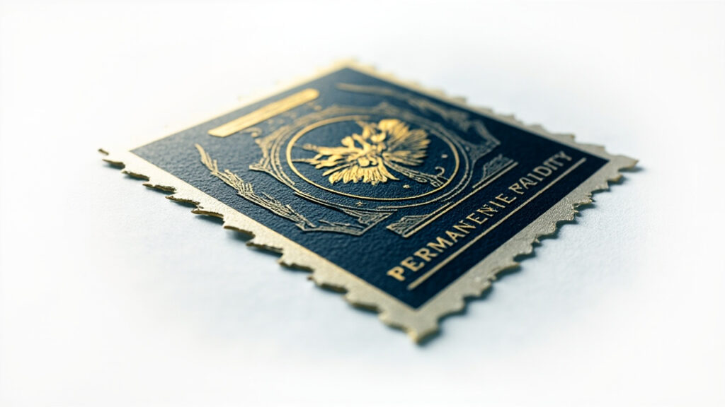 Timbre validité permanente: la solution verse simplificateur L'affranchissement