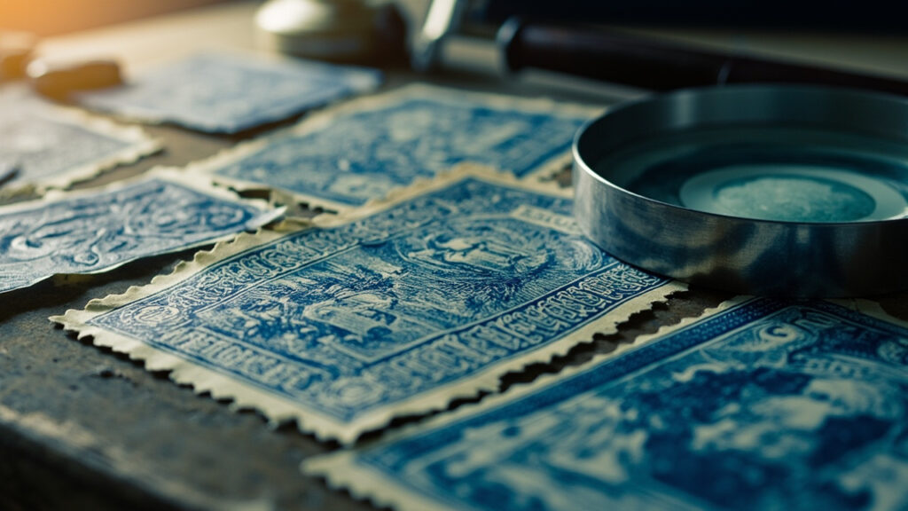 L'histoire des timbres bleus et leur valeur