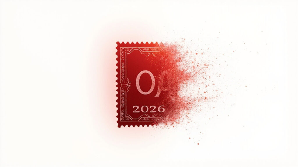 La disparition du timbre rouge et son prix en 2026