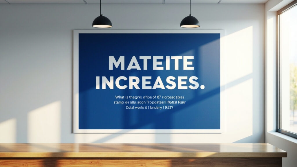 Hausse des tarifs postaux : quel est le prix d'un timbre au 1er janvier 2026 ?